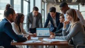 A structured healthcare payment plan schedule displayed on a tablet during a financial counseling session.